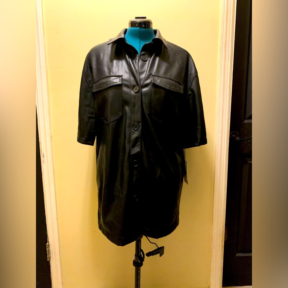 Dress Shirt Button Down Black